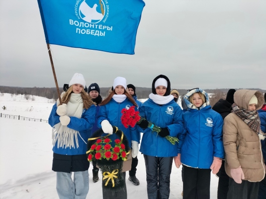 Волонтёры Победы почтили память лыжников-чекистов